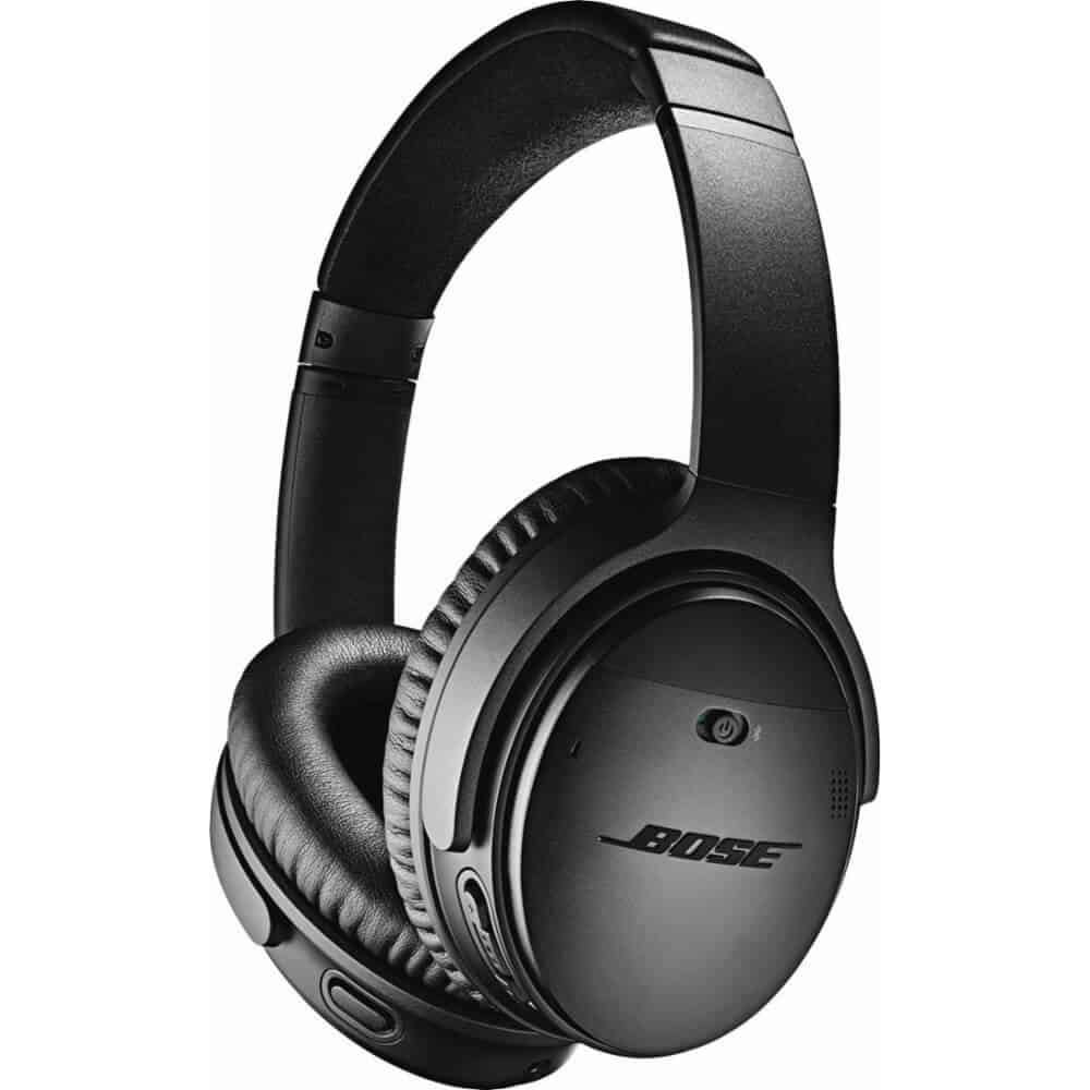 Bose QuietComfort 35 II noise‑cancelling headphones angled view