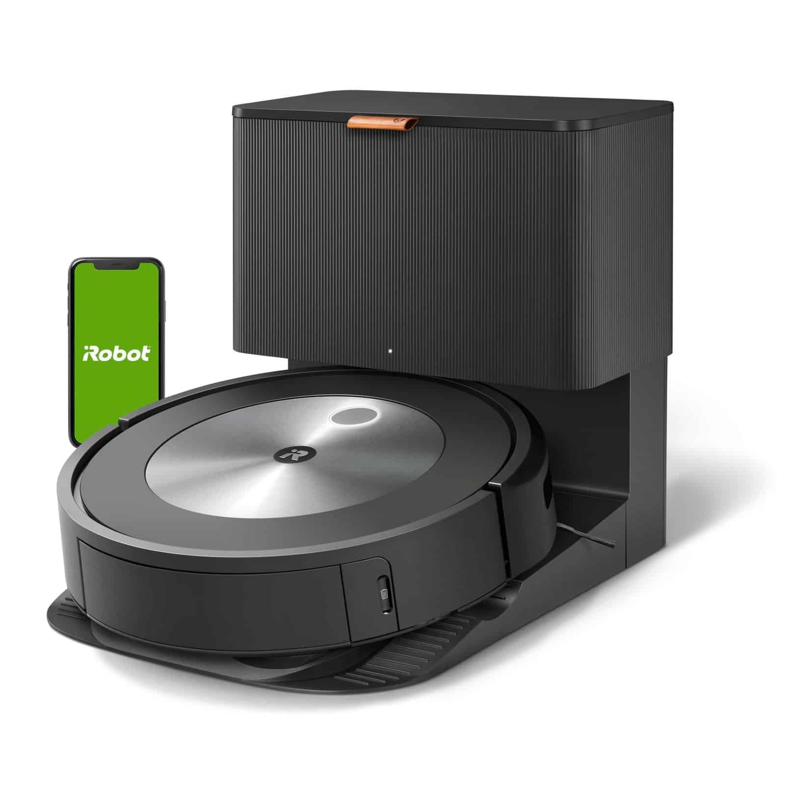 iRobot Roomba j7 robot vacuum navigating living room